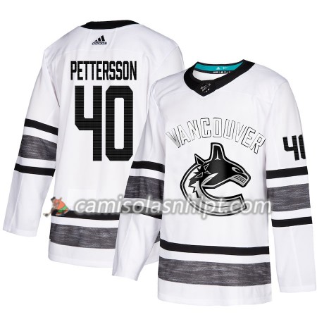 Camisola Vancouver Canucks Elias Pettersson 40 2019 All-Star Adidas Branco Authentic - Homem
